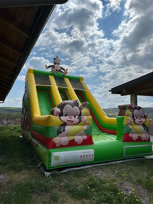 Închiriez topogan gonflabil cu 2 pante de coborâre*asigur transport și montaj ! - imagine 4