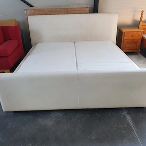 Pat  dormitor tapițat piele 1.80m 2m 