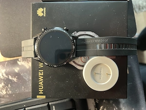 Smartwatch HUAWEI Watch GT 2 46mm, Android iOS, silicon, negru