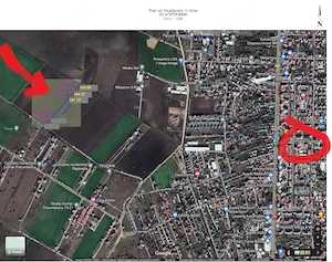 2 loturi teren Otopeni, Odai, str. Panait Istrati  600 mp si 515 mp   direct proprietar