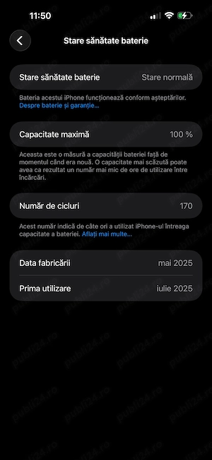Vând iPhone 16 pro Max  - imagine 4