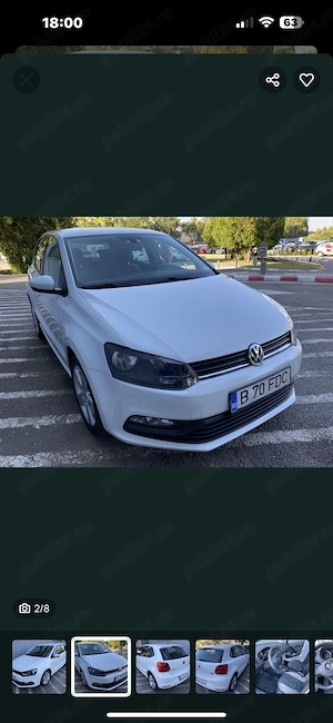 Vw Polo  1.2 Benzina Automat - imagine 2