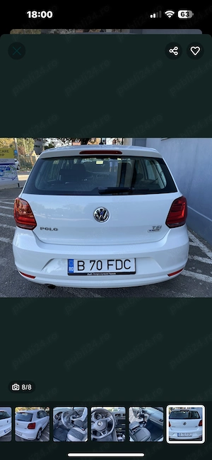 Vw Polo  1.2 Benzina Automat - imagine 5