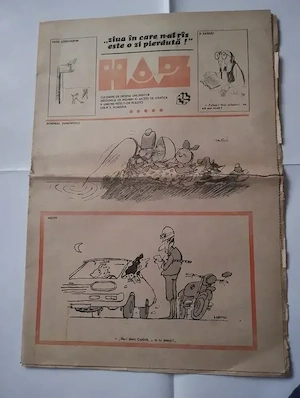 224. Ziar de caricaturi (rar), Haz nr. ?, anii '80, Matty, Nell Cobar, etc.