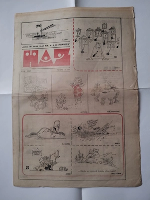 226. Ziar de caricaturi (rar), Haz nr. ?, iunie 1987, Matty, Nell Cobar, etc. 