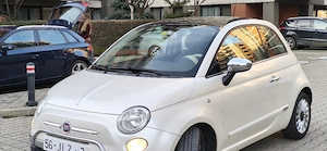 fiat 500 automata 1,2 benzina panorama alb perlat - imagine 5