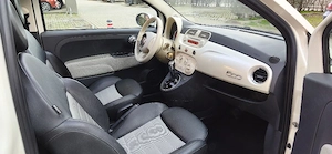 fiat 500 automata 1,2 benzina panorama alb perlat - imagine 9