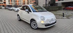 fiat 500 automata 1,2 benzina panorama alb perlat - imagine 3