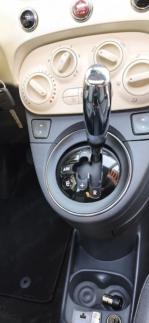 fiat 500 automata 1,2 benzina panorama alb perlat - imagine 10