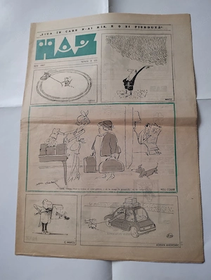 229. Ziar de caricaturi (rar), Haz nr. ?, mai 1987, Matty, Nell Cobar, etc.
