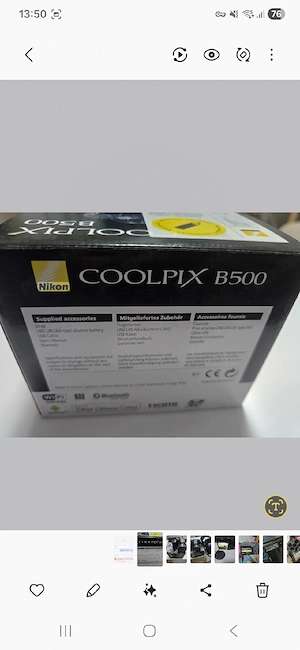 Aparat foto Nikon Coolpix B500 - Bonus Geanta + Card 16GB