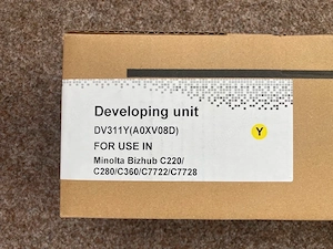 Developing unit DV311Y ( A0XV08D ) pentru Bizhub C220 C280 C360 C7722 C7728