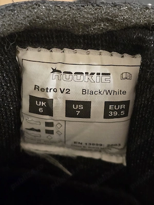 Role Rookie Retro V2 alb-negru, impecabile