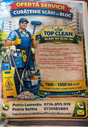 Curatenie scari de bloc