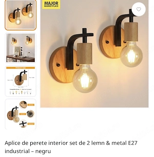 Vand 2 aplice de perete