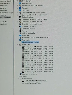 PC Gaming i7-5820k, 16GB RAM ddr4, Placa video 8 GB, Windows 11 - imagine 3