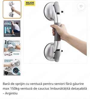 Vand bara de sprijin cu ventuze