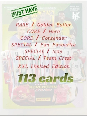 Set cartonase Fifa World Cup 2026 Adrenalyn XL - Panini