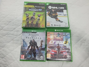 Joc Supercross 25 Supercros 2025,NHL 25 2025,Assassin's Creed Valhalla,The Crew 2 xbox one series 