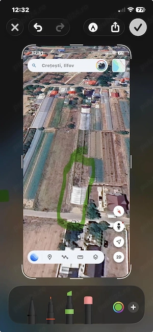 Teren intravilan cu toate utilitatile : gaz, curent , apa si canal.  - imagine 2
