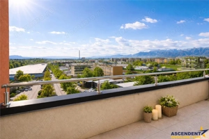 Pe 2 niveluri, Penthouse modern la bulevard, parcare, boxa, Tractorul Nou, Brasov - imagine 2