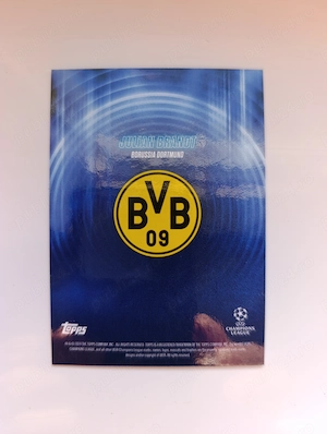 Cartonaș cu Autograf Original Julian Brandt - Topps Show Time 32 49 - Borussia Dortmund - UCL - imagine 2