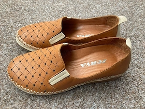 Mocasini dama din piele cu brant ortopedic, marimea 34