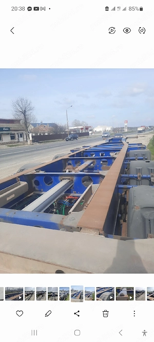 Vând șasiu container marca SCHIMITZ frână tambur