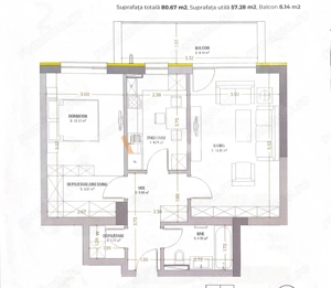 Apartament  mobilat cu boxa si parcare Urban Plaza - imagine 6