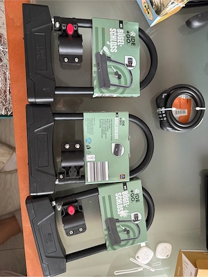 Lacat de bicicleta cu set de 2 chei