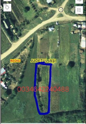Teren de vânzare Rediu Iași | 1856 mp | Utilități la teren | Ideal investiție