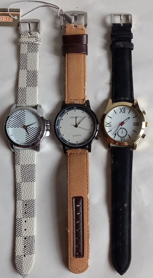 3 ceasuri unisex fashion (NOS), nepurtate