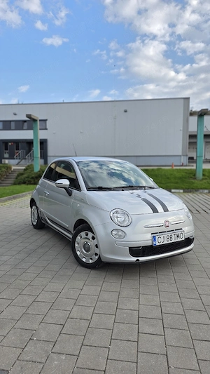 Fiat 500 1.2 benzina aspirat   88.000 km   2011   3 chei + set roți iarnă - imagine 5