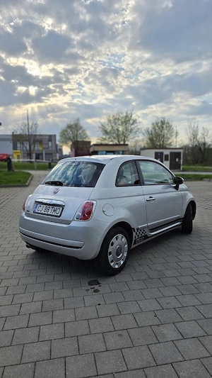 Fiat 500 1.2 benzina aspirat   88.000 km   2011   3 chei + set roți iarnă - imagine 4