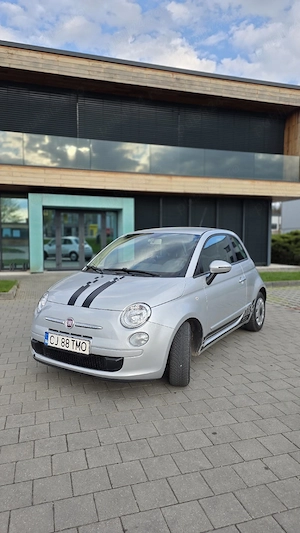 Fiat 500 1.2 benzina aspirat   88.000 km   2011   3 chei + set roți iarnă - imagine 3