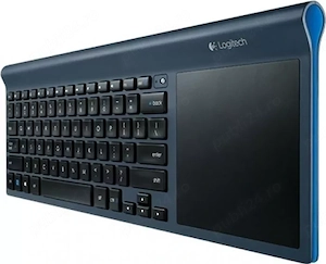 Tastatura Logitech TK820, Wireless, Touchpad, Negru