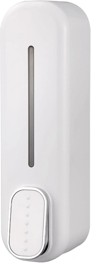 Dozator Manual de Săpun Grcfumo   300 ml, ABS Premium, Montaj pe Perete, Alb