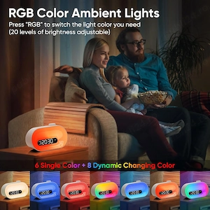 Ceas cu Alarmă APUZOM   Wake Up Light - imagine 2