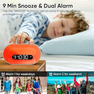 Ceas cu Alarmă APUZOM   Wake Up Light - imagine 3