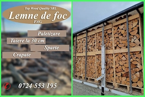 lemne de foc taiate sparte fag paletizate esenta tare 