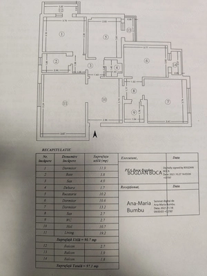 Apartam 4 camere 97m2 bloc 1989 persoană fizică , fără AGENȚI - imagine 10
