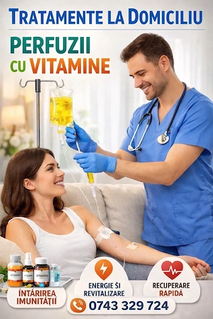 Perfuzii cu vitamine si tratamente la doniciliu