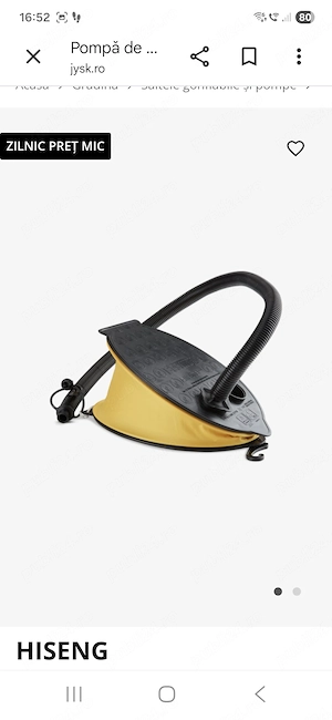 Saltea gonflabila plus pompa noi - imagine 2