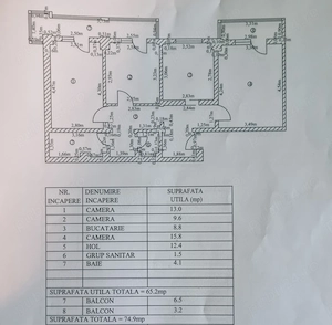 Apartament 3 Camere Faleza
