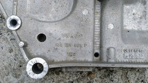 Jug cadru punte față cu suport motor antibalans, cod 1K0199369F + 1K0199855L AUDI, SKODA, SEAT, VW - imagine 3