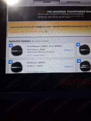 vand tester programator chei autel im508 - imagine 2