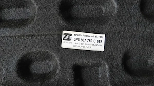 Poliță portbagaj Seat Toledo 3, 2004-2009, cod original 5P5867769C - imagine 2