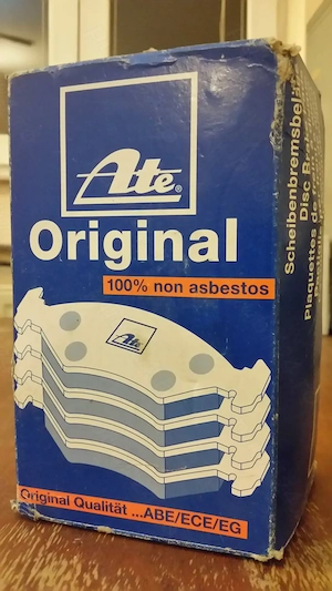 Set placute ATE pt. Volvo S60 I  S80 I  V70 II  XC90 I