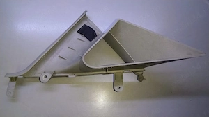 Capitonaj stalp A, superior, stanga si dreapta, la gemulete, 5P0868223L si 5P0868224L, gri perla