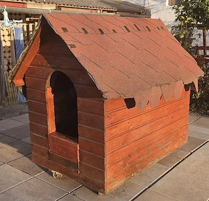 Cusca din lemn pentru caini - imagine 4